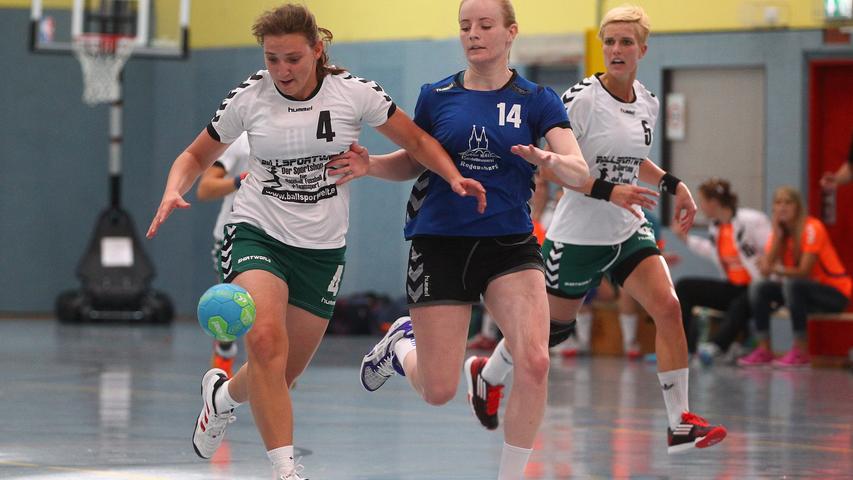 Zirndorfer Handballdamen bezwingen Regensburg knapp mit 19:18