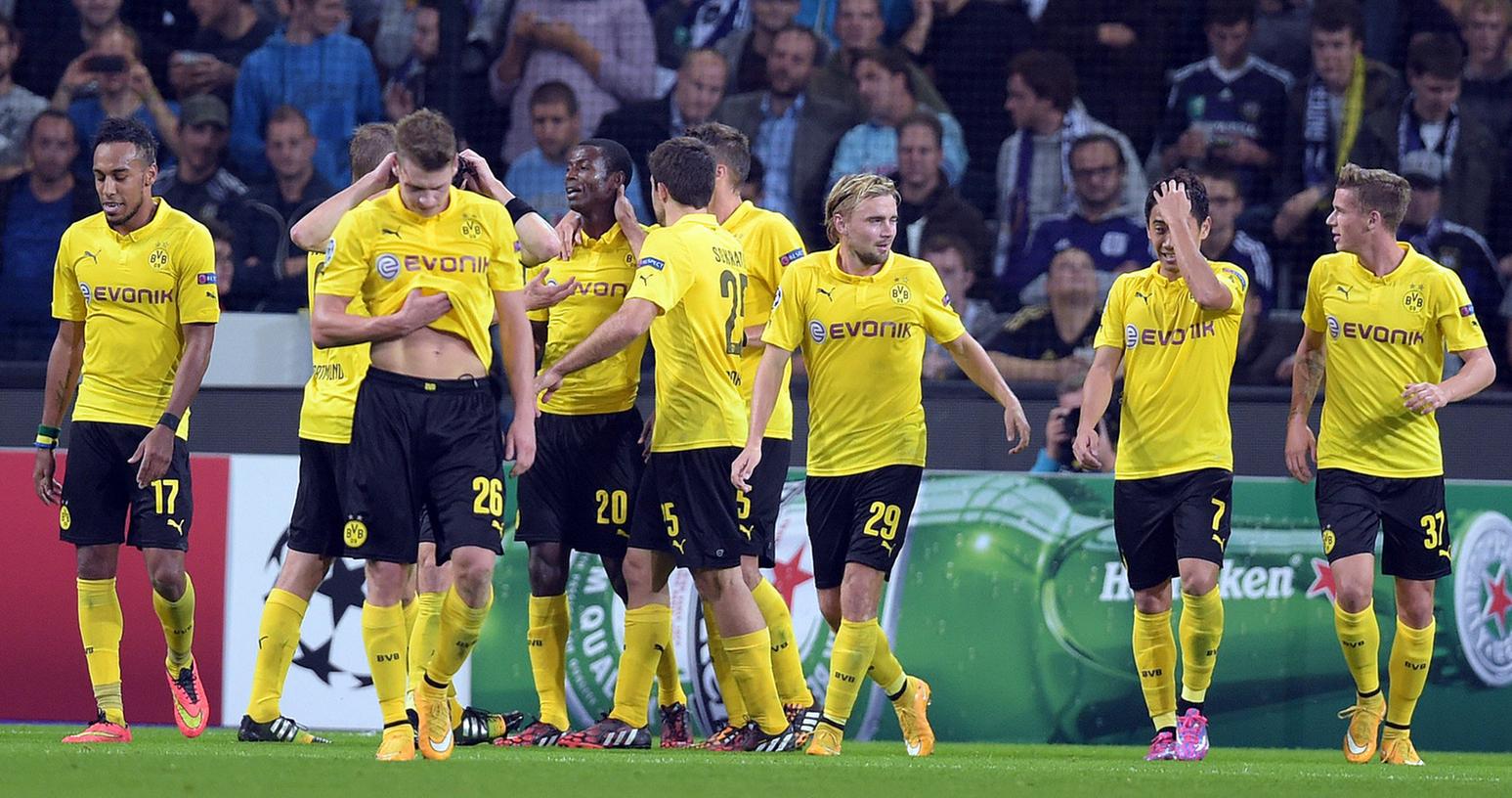 Borussia Dortmund konnte RSC Anderlecht auswärts mit 3:0 besiegen.
