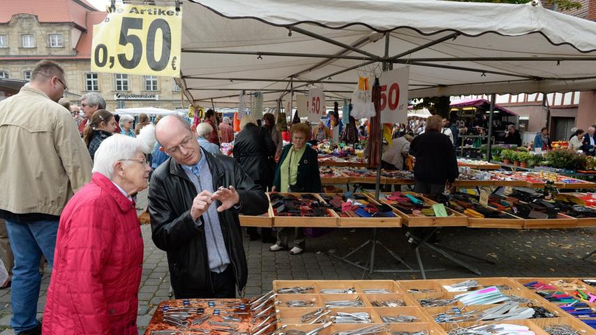 Verkaufsoffener Sonntag und Jahrmarkt lockten nach Forchheim