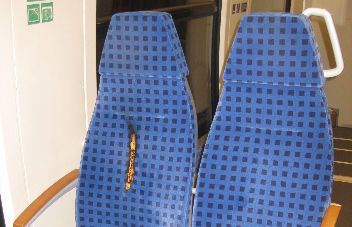 Rowdies zündeln in der S-Bahn