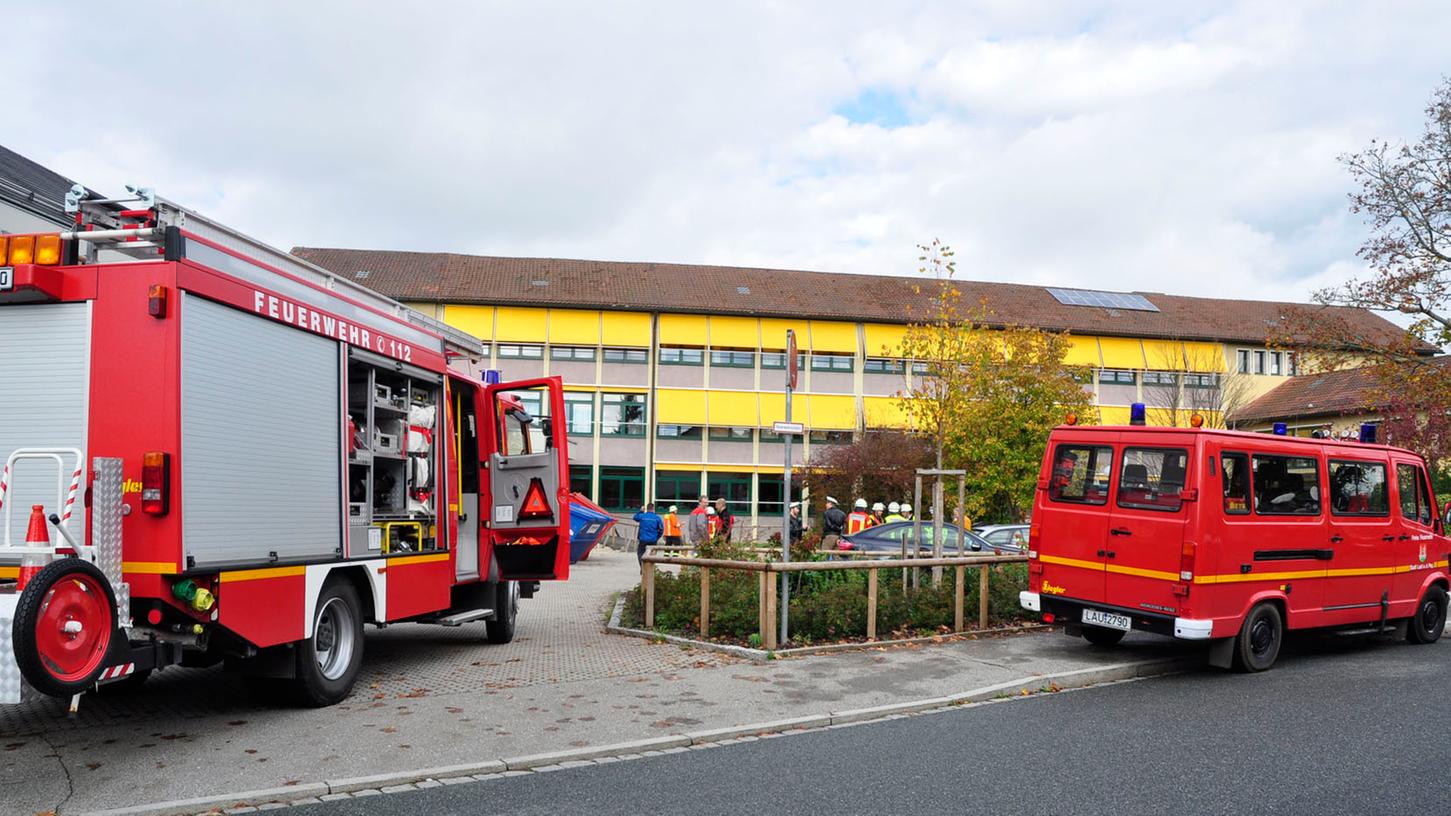Gasleck: Explosionsgefahr an Laufer Realschule