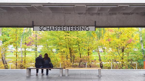 Mit der U1 Richtung Langwasser-Süd kommt man am Scharfreiterring vorbei: Hier steigen täglich 4500 Fahrgäste ein und aus.