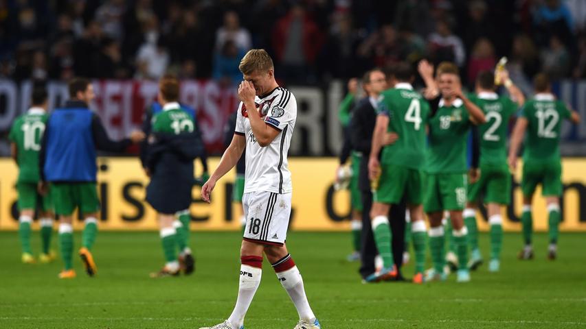 1:1 gegen Irland: Deutschland rutscht ins Stimmungstief