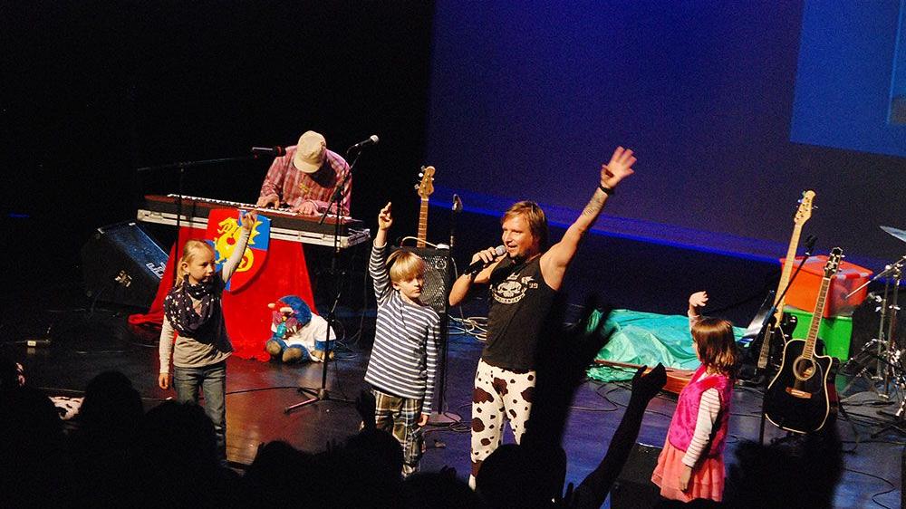 Unter dem Motto "Lieder über Omas und Opas" ging die 16. Auflage des Geraldino-Kindermusikfestivals über die Bühne.