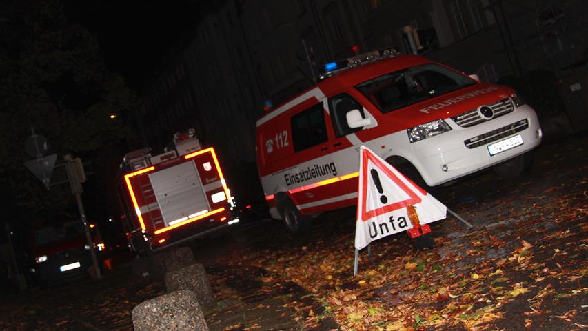 Insgesamt rückte die Feuerwehr in der Metropolregion in der Zeit von 20.15 Uhr bis 24 Uhr 175 mal aus, allein auf Nürnberg entfielen 52 Einsätze.