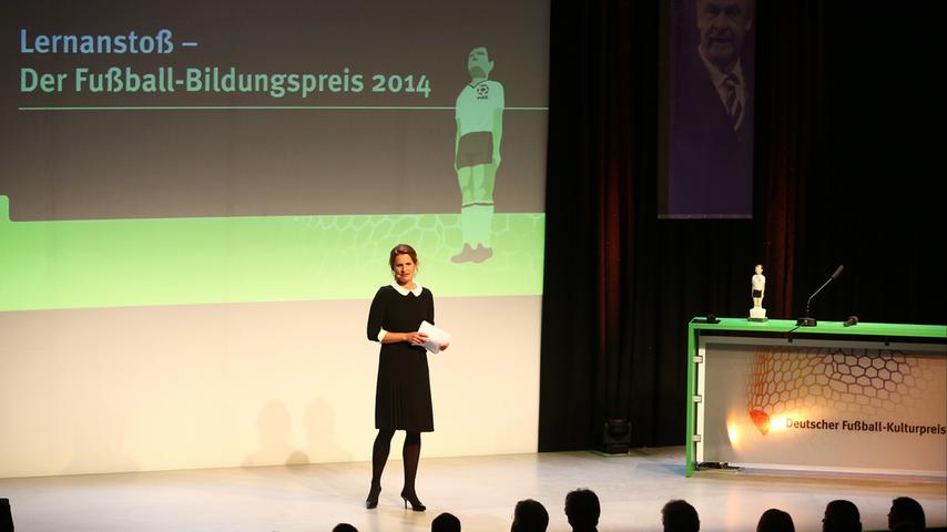 Moderatorin Katrin Müller-Hohenstein führte gewohnt charmant durch den Abend.