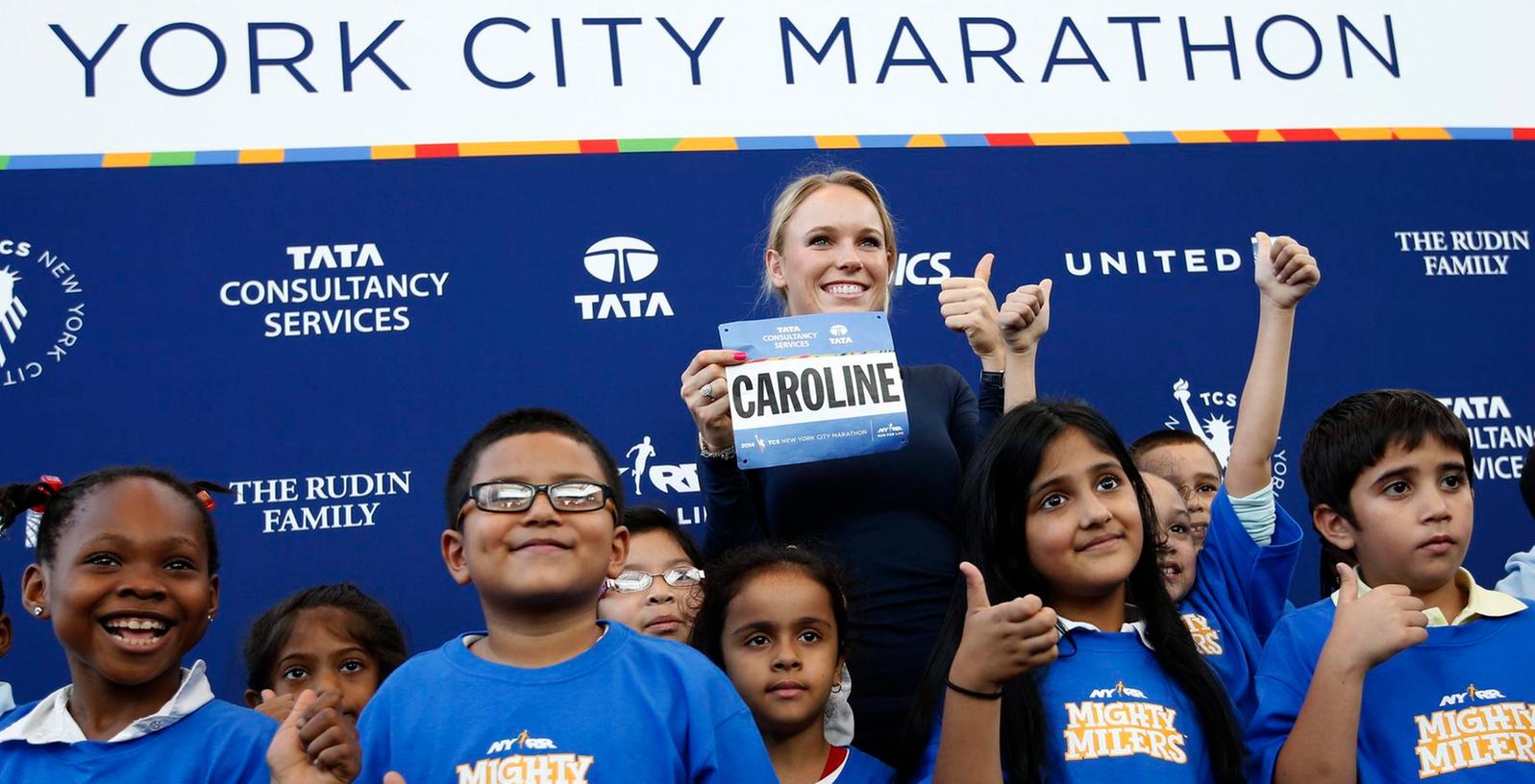 Laufstarker Tennis-Star: Caroline Wozniacki geht beim New-York-Marathon an den Start.