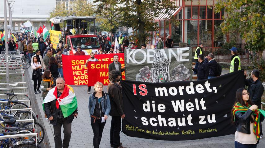 Nürnberger gehen an Allerheiligen gegen IS auf die Straße