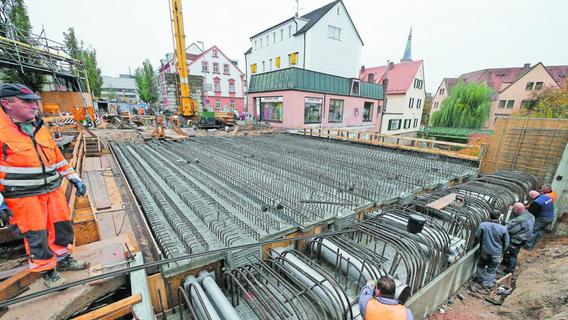 Bau der Landsknechtsbrücke dauert drei Monate länger