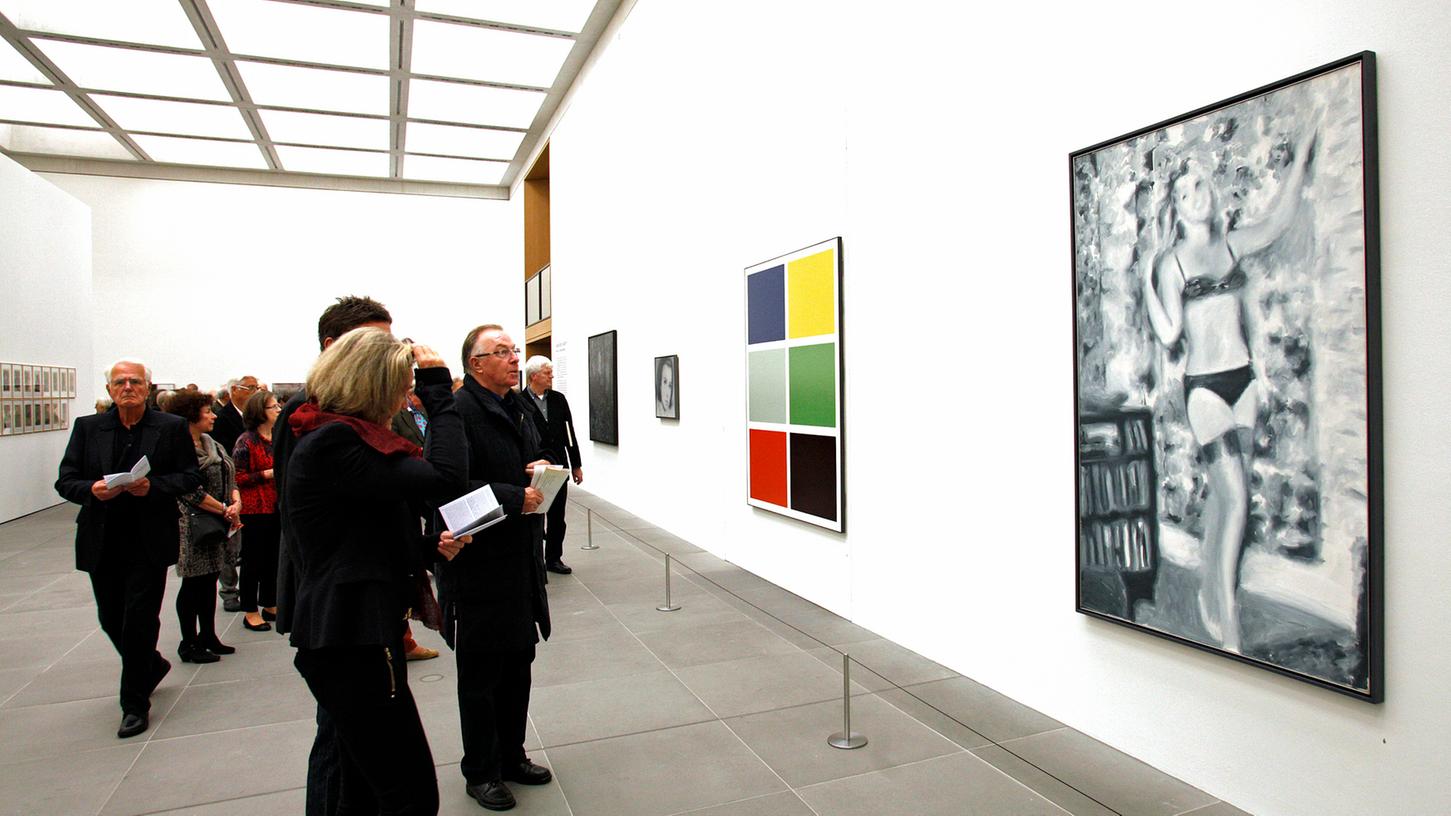 Das Neue Museum Nürnberg zeigt fast 30 Werke von Gerhard Richter.