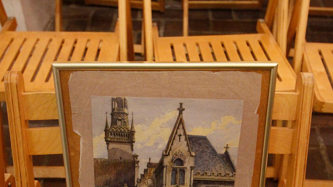 Herbert Weidler versteigerte das Aquarell von Adolf Hitler für 130.000 Euro. Herbert Weidler versteigerte das Aquarell von Adolf Hitler für 130.000 Euro.