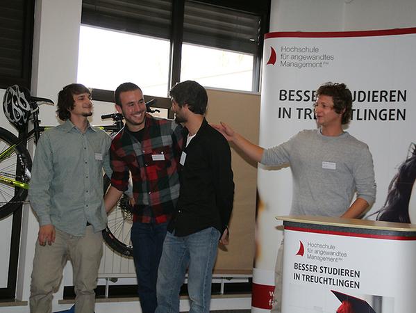 Vier Treuchtlinger Studenten erhielten viel Applaus für ihr Projekt „SUP-A-LOT“. Vier Treuchtlinger Studenten erhielten viel Applaus für ihr Projekt „SUP-A-LOT“.
