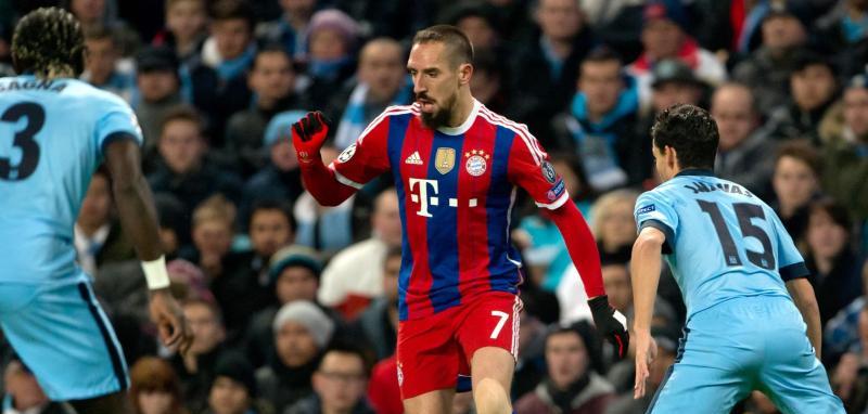 So haben ihn die Bayern-Fans schon lange nicht mehr gesehen: Franck Ribery quält sich seit rund zwei Monaten mit einer Verletzung am Sprunggelenk.
