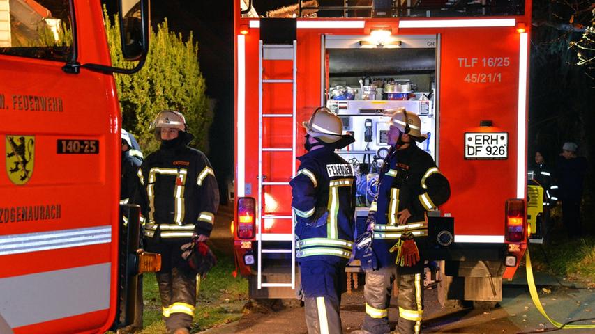 Schwelbrand in Herzogenaurach: Haus drohte abzubrennen