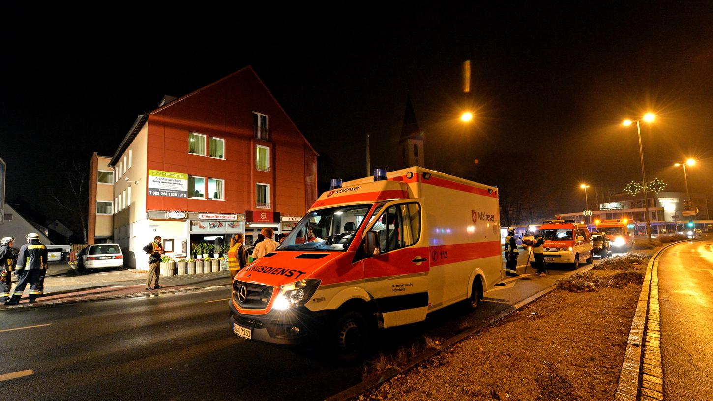 Bei einem Brand in der Eibacher Hauptstraße ist ein Mann ums Leben gekommen.