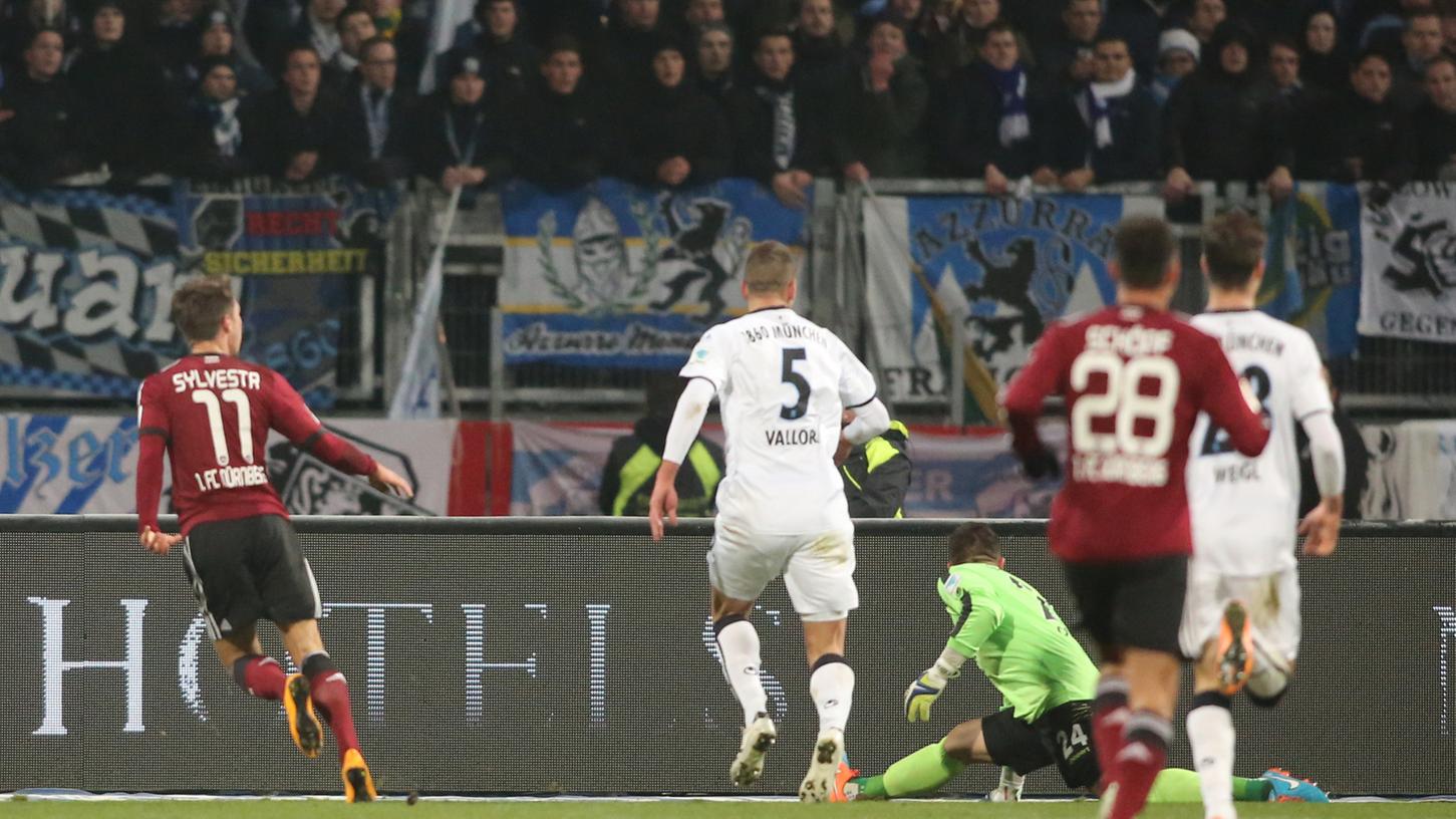 Sylvestr gegen Sechzig: Der Club-Slowake schenkte den Münchnern beim 2:1-Heimerfolg in der Hinrunde das 2:0 ein.