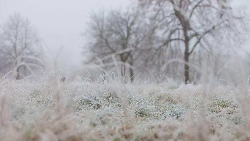 Frostiges Franken: Über Nacht kam der Winter in die Region