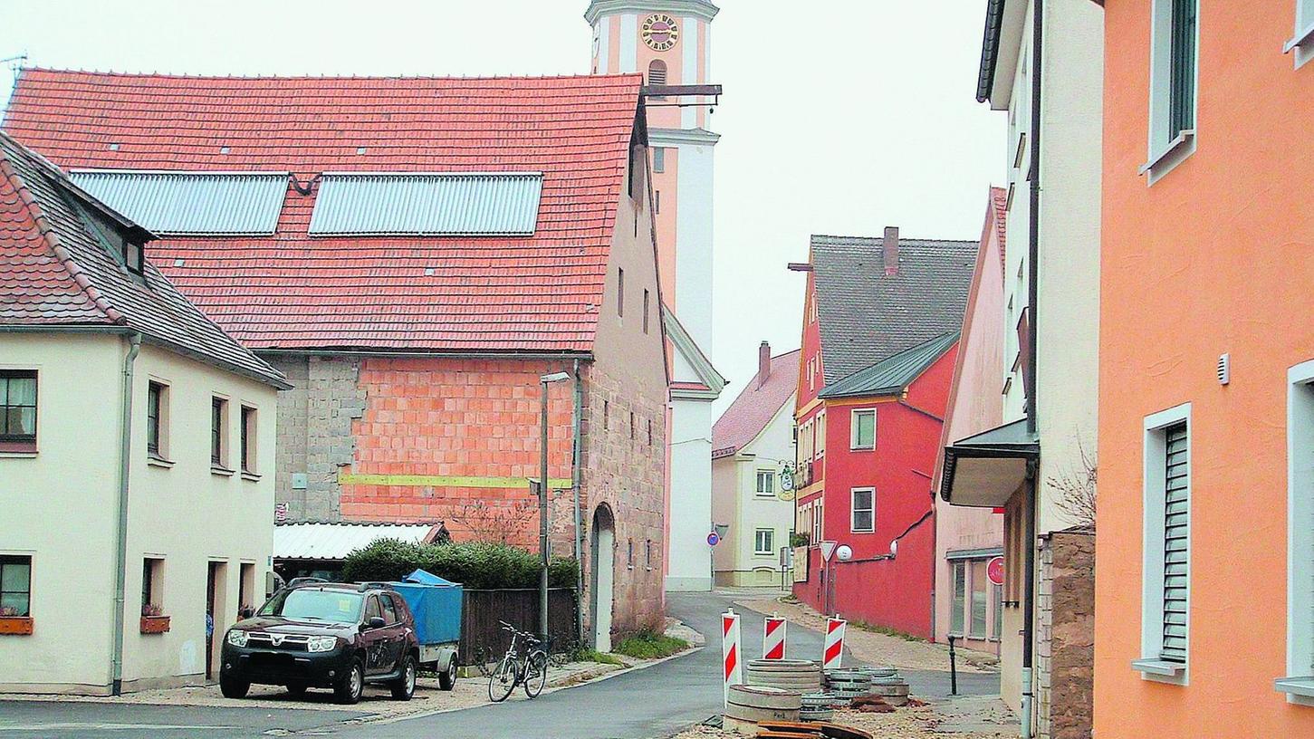 Kirchstraße in Allersberg: Aufenthaltsqualität wird enorm aufgewertet
