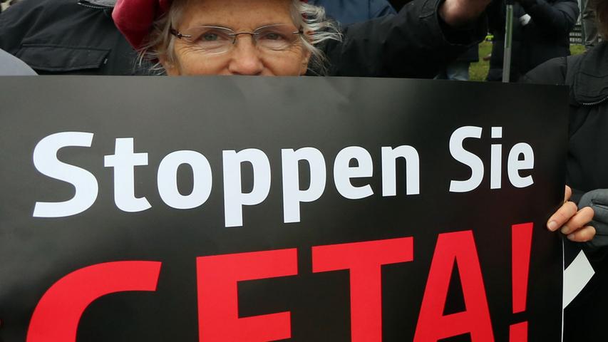 Gegen TTIP, für den Steigerwald: Proteste vor CSU-Parteitag