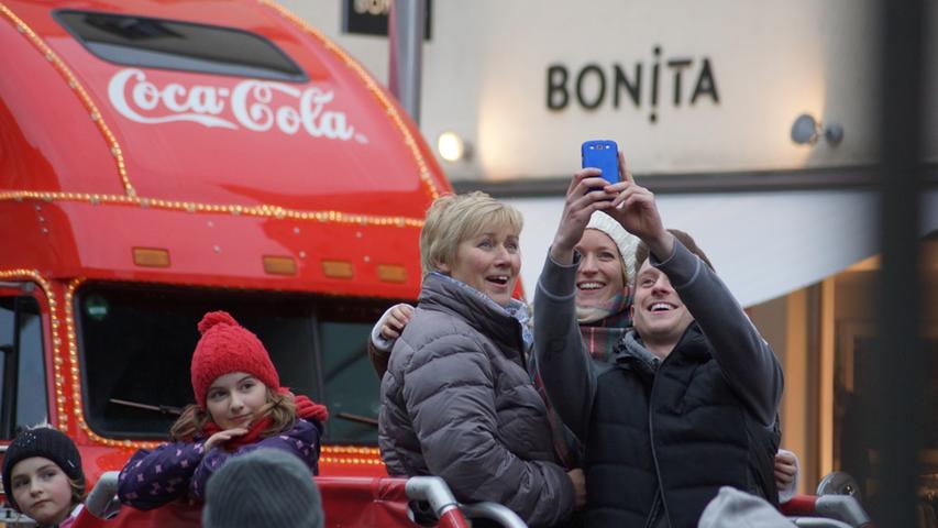 Der Coca-Cola Weihnachtstruck in Weißenburg