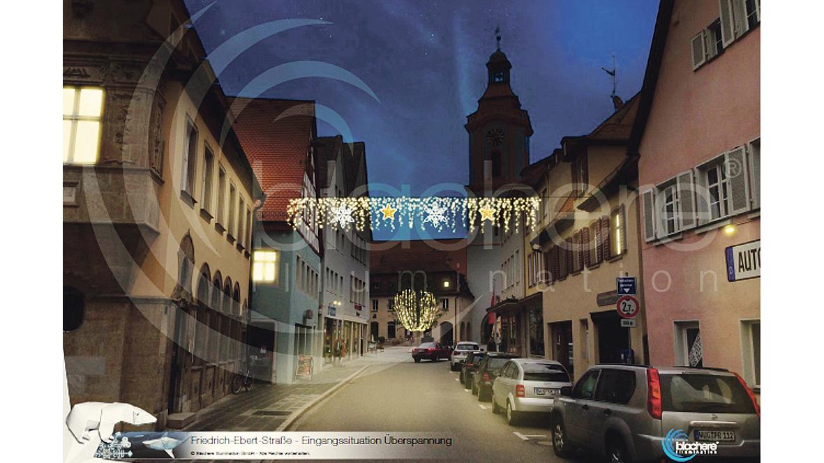 Konzept für neue Weißenburger Weihnachtsbeleuchtung