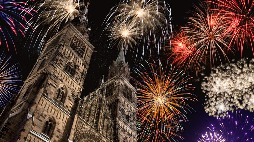 Frohes Neues in der Noris: Nürnberg lässt es an Silvester krachen