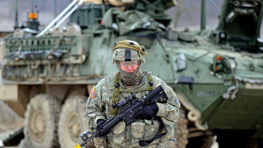 Januar 2015: Nato-Einheiten trainieren in Hohenfels
