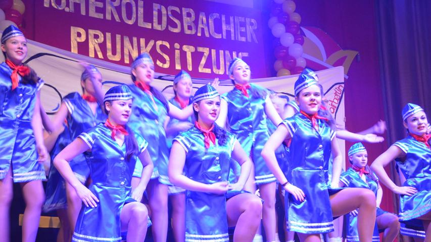 Heroldsbacher Narren feiern Fasching in der Hirtenbachhalle