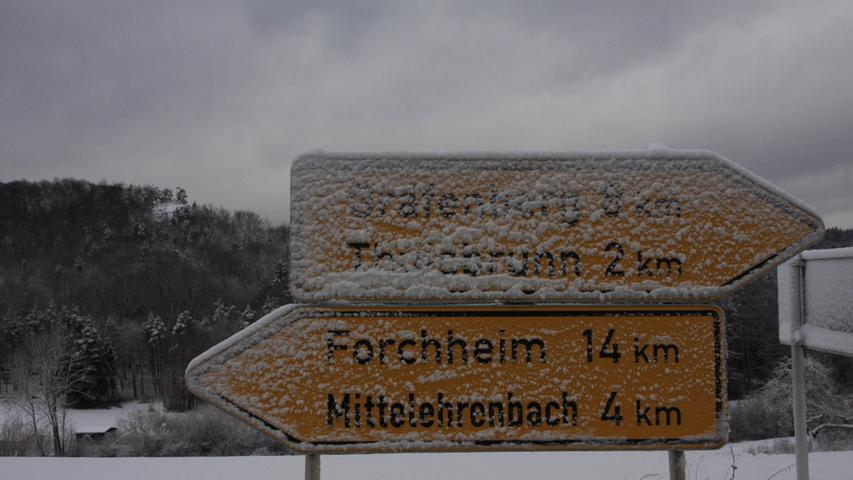 Winterzauber in der Fränkischen Schweiz bei Seidmar 