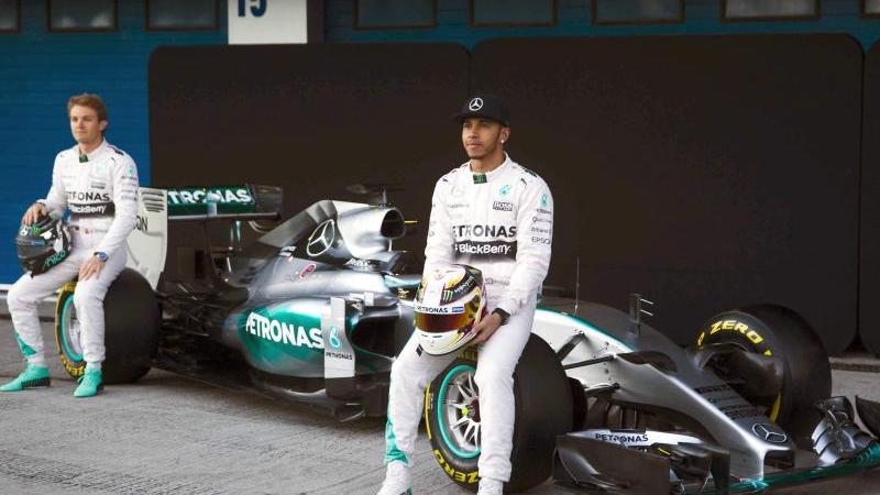 Bald geht's wieder los! Nico Rosberg und Lewis Hamilton haben in der neuen Formel-1-Saison wieder ambitionierte Ziele.