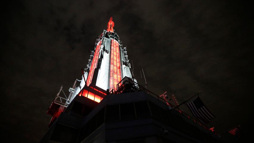 Bis zur Spitze des Empire State Building