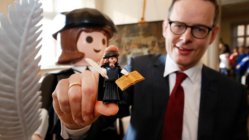 Playmobil stellt Luther-Figur vor