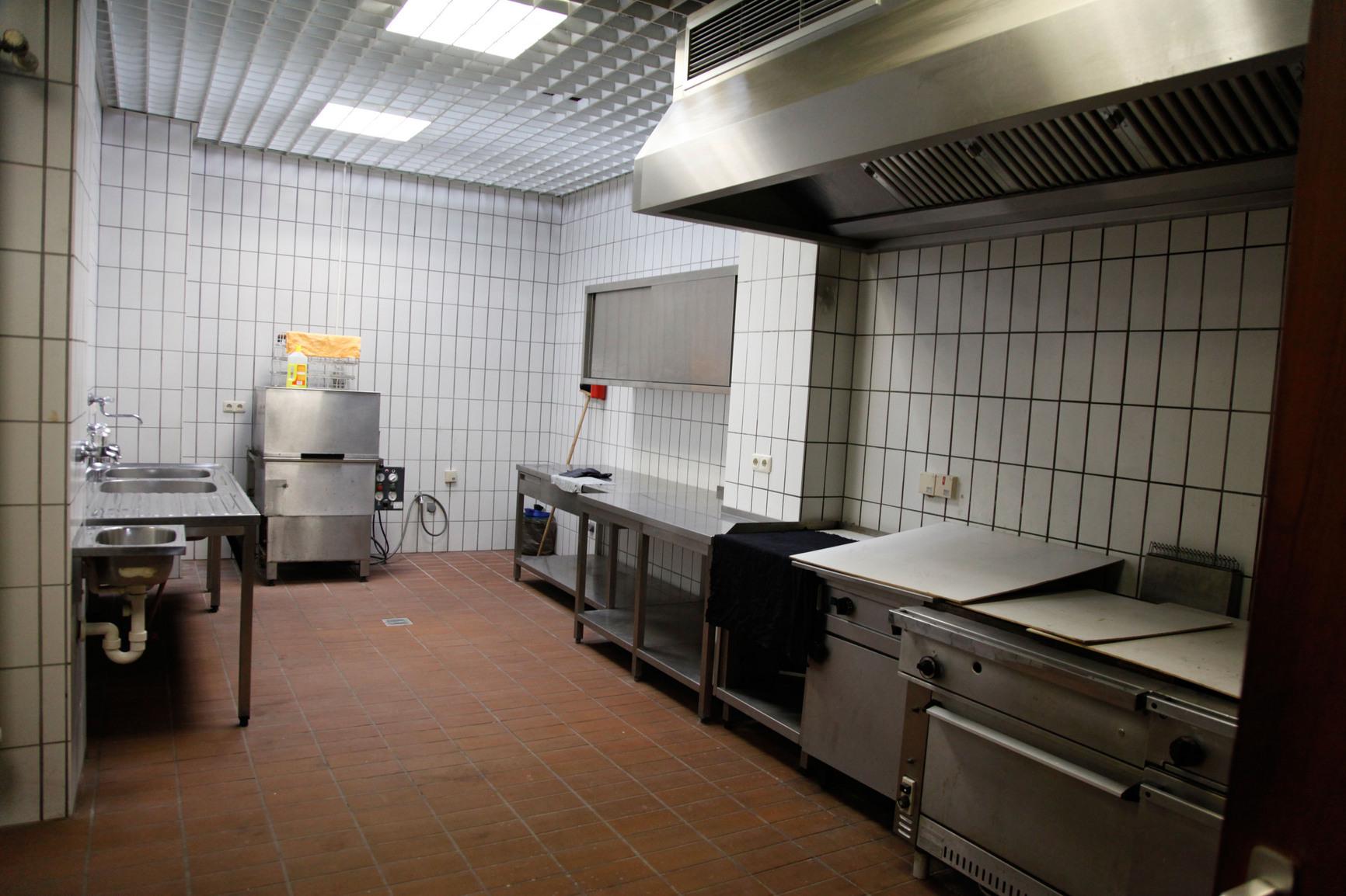 Ein Blick in die Küche des Kolpinghauses.