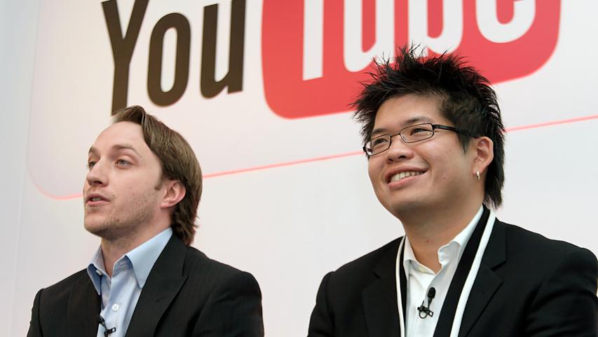 Als Chad Hurley (l.) und Steve Chen vor zehn Jahren die Videoplattform Youtube ins Leben riefen, haben sie sich wohl nicht einmal in ihren kühnsten Träumen ausmalen können, welche Dimensionen ihr Projekt annehmen wird: Mehr als eine Milliarde Nutzer besuchen die Plattform jeden Monat.