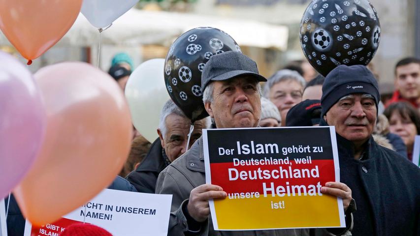 Forchheimer demonstrierten für Toleranz und Religionsfreiheit