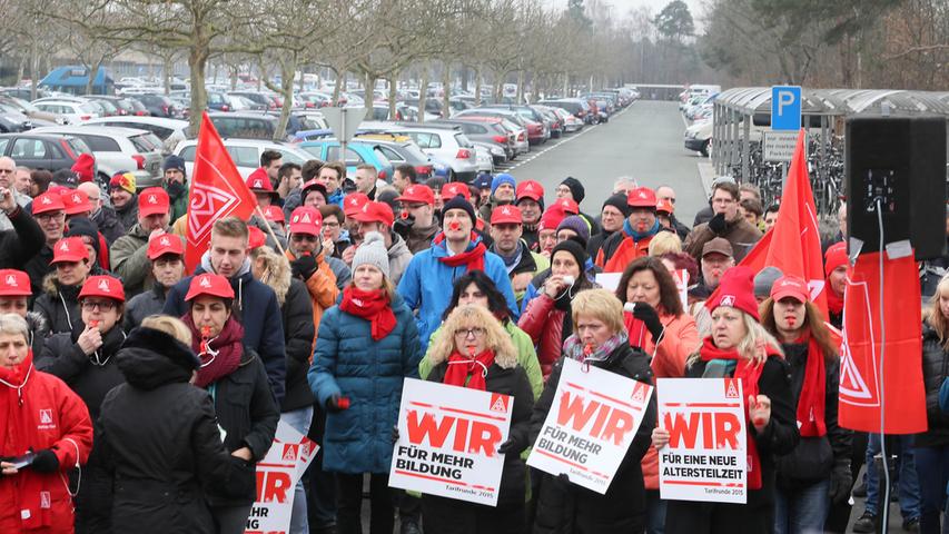 Tarifkonflikt in Erlangen: 600 Siemens-Beschäftigte streikten