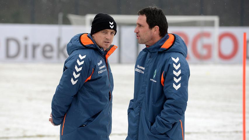 Das Duo ist wieder vereint: Mirko Reichel, 2013 mit Büskens beurlaubt und seit 2014 U23-Trainer, übernimmt wieder die Rolle des Co-Trainers.