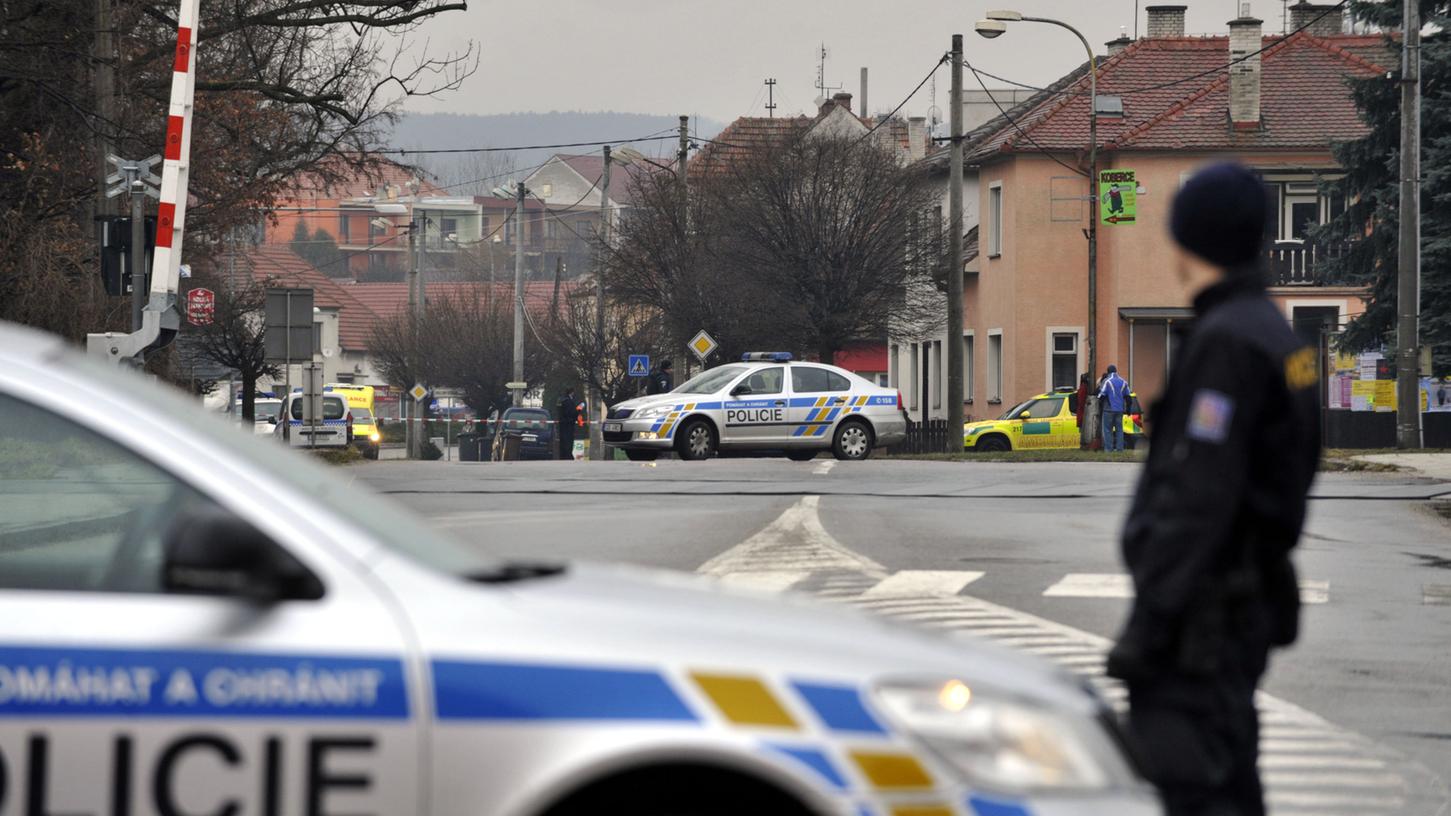 Schießerei in der osttschechischen Stadt Uhersky Brod: Dort tötete ein Mann acht Menschen - und sich selbst.