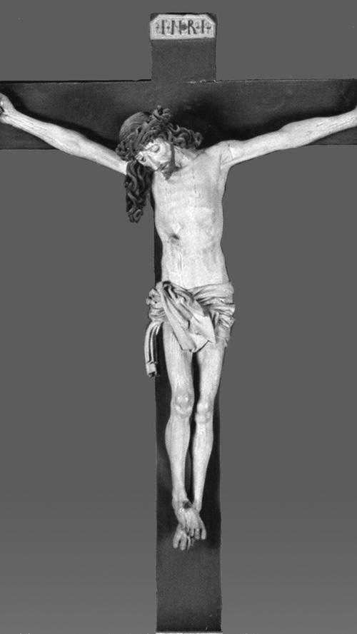 Dieses Kruzifix aus dem 16. Jahrhundert galt als Kriegsverlust. Im Zuge der Generalrevision wurde es "wiedergefunden" - als Leihgabe in der Lorenzkirche.