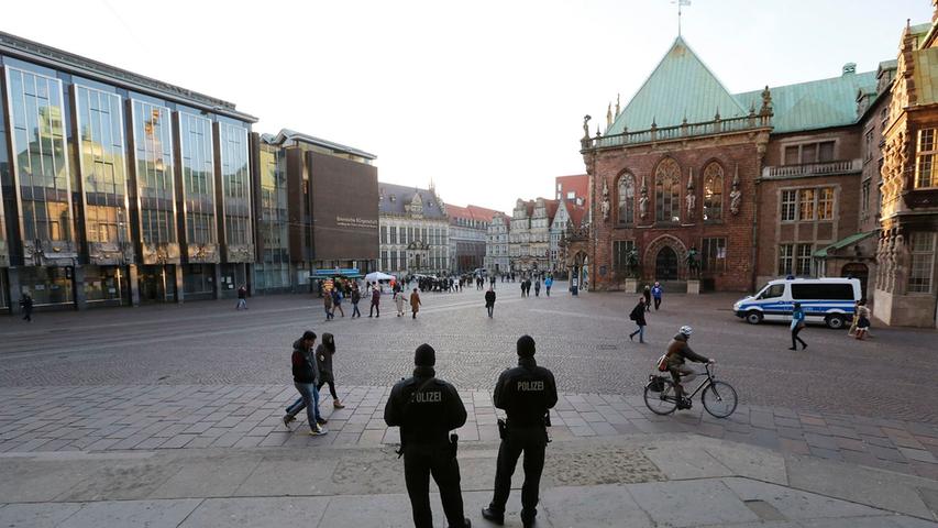 Polizei zeigt nach Terror-Warnung in Bremen massive Präsenz
