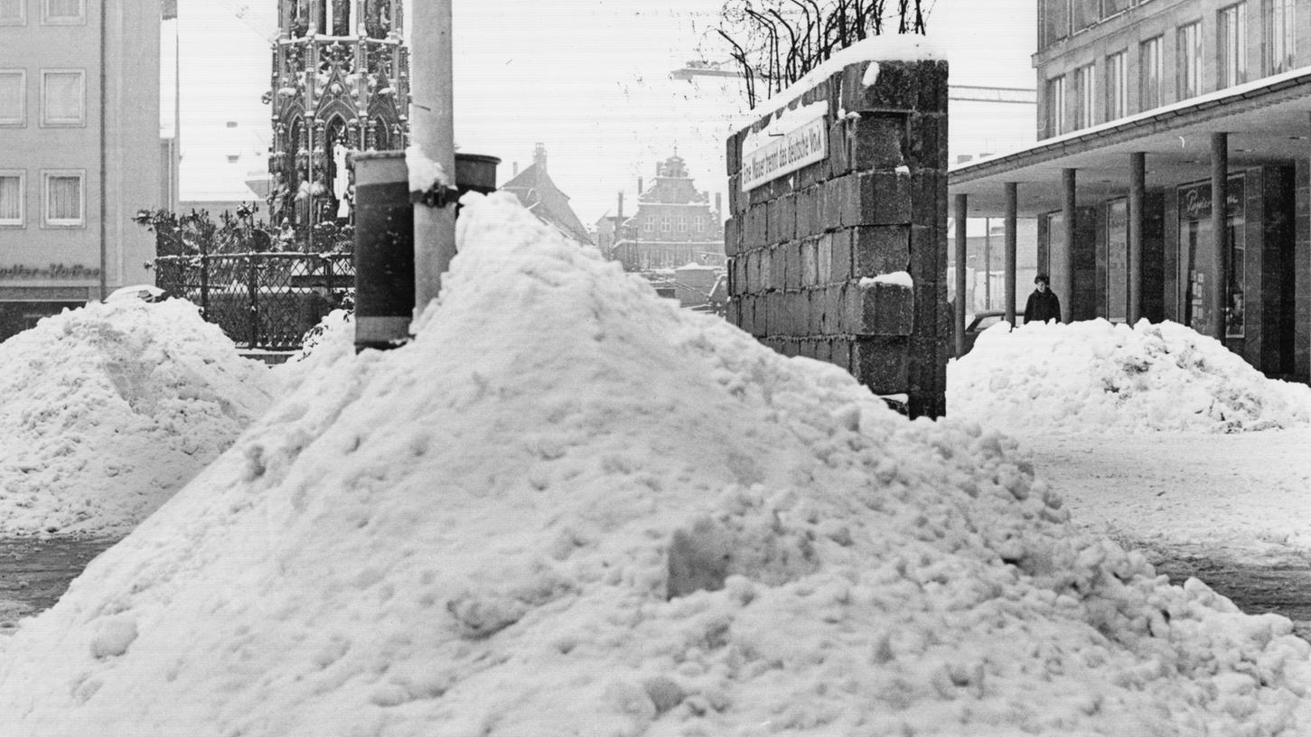 4. März 1965: Statt Asche rieselte Schneetreiben