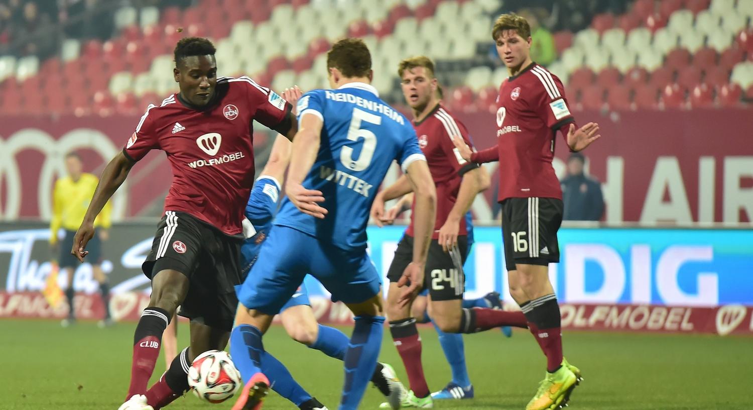 Zankapfel Mlapa: Die Heidenheim-Noten des FCN Zankapfel Mlapa: Die Heidenheim-Noten des FCN