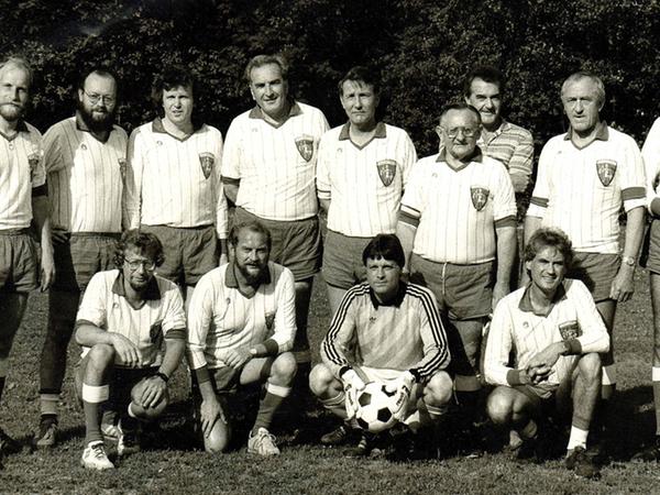 Fußballspiel Stadtrat gegen Uni-Professoren, Stadtratsmannschaft 1987