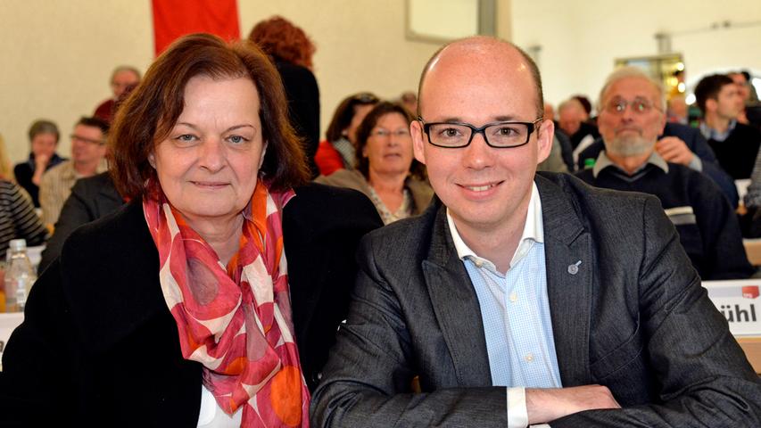 Gemeinsam mit der Landtagsabgeordneten Angelika Weigert freute sich er sich über die Wahl.