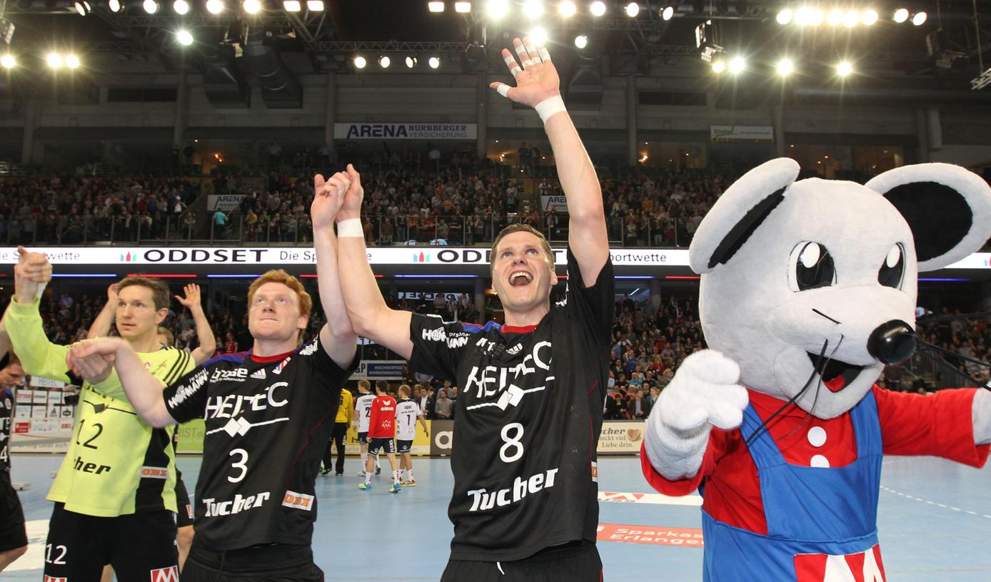 Erlangen beste Handballer möchten endlich auch einmal auswärts feiern.