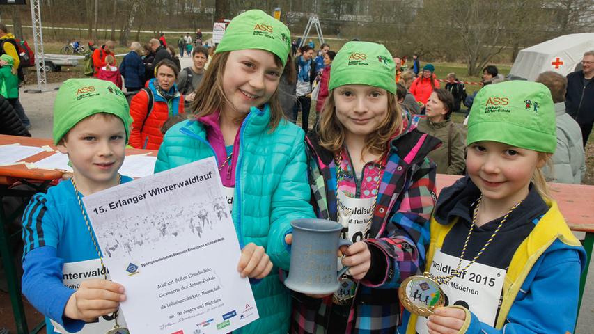 1100 Teilnehmer und neuer Rekord beim Erlanger Winterwaldlauf