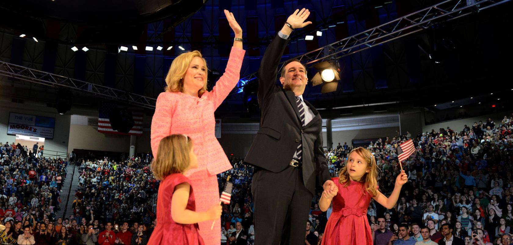 Betont familiär: Ted Cruz weiß, was bei den Wählern gut ankommt.