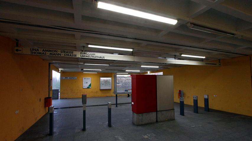 So marode war der U-Bahnhof Scharfreiterring