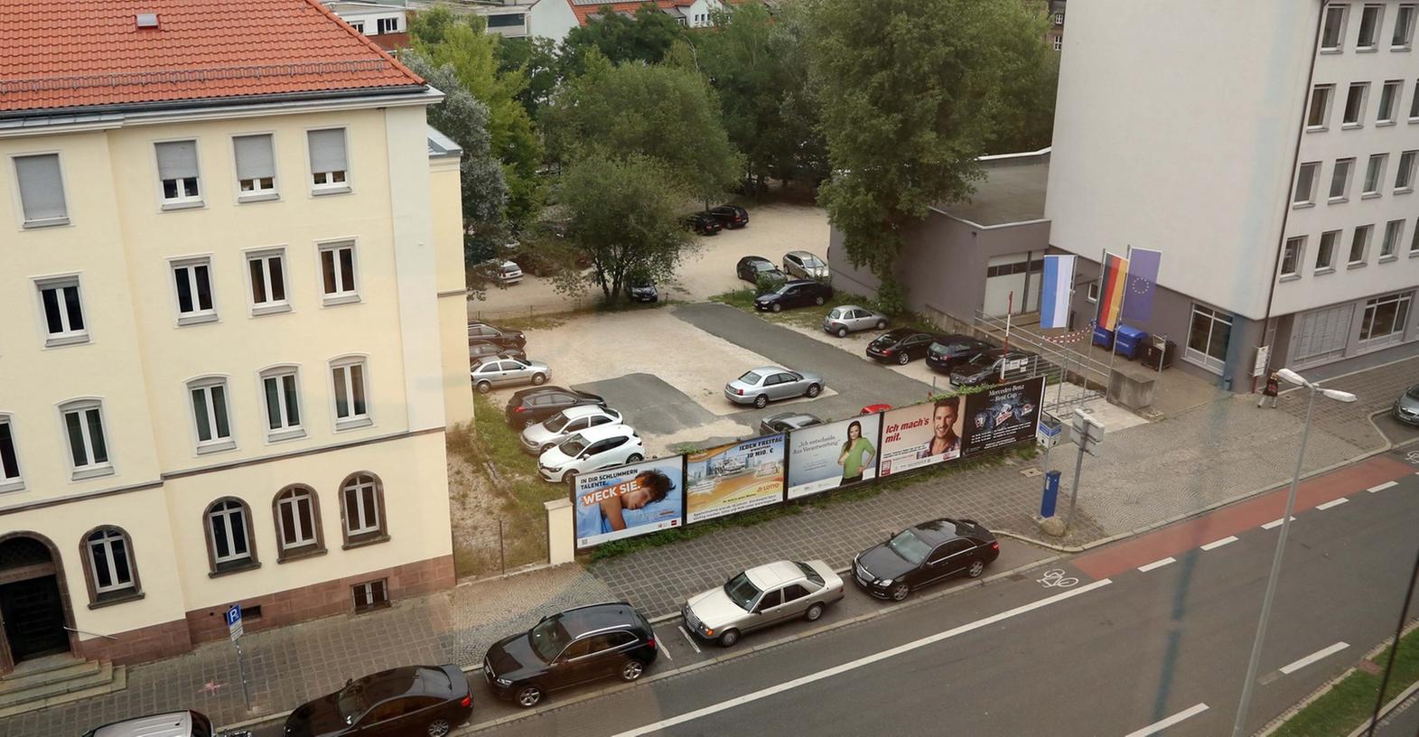 Auf dem Parkplatz Flaschenhofstraße entstehen 120 Wohnungen