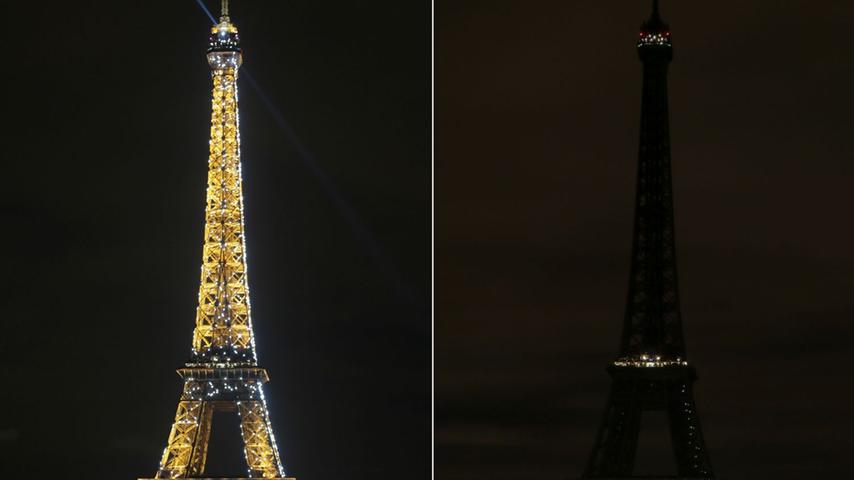 ...der Eiffel-Turm in Paris...